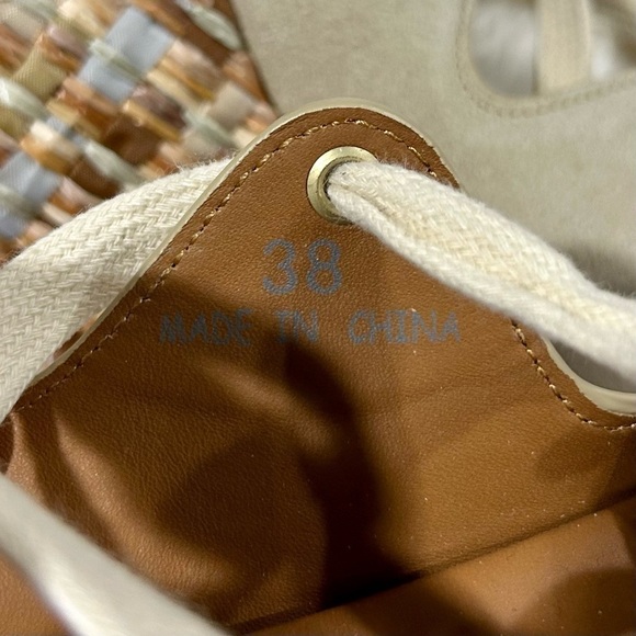 See by Chloe Lilly Lace Up Braided Platform Sandals 38 8 - Picture 12 of 12